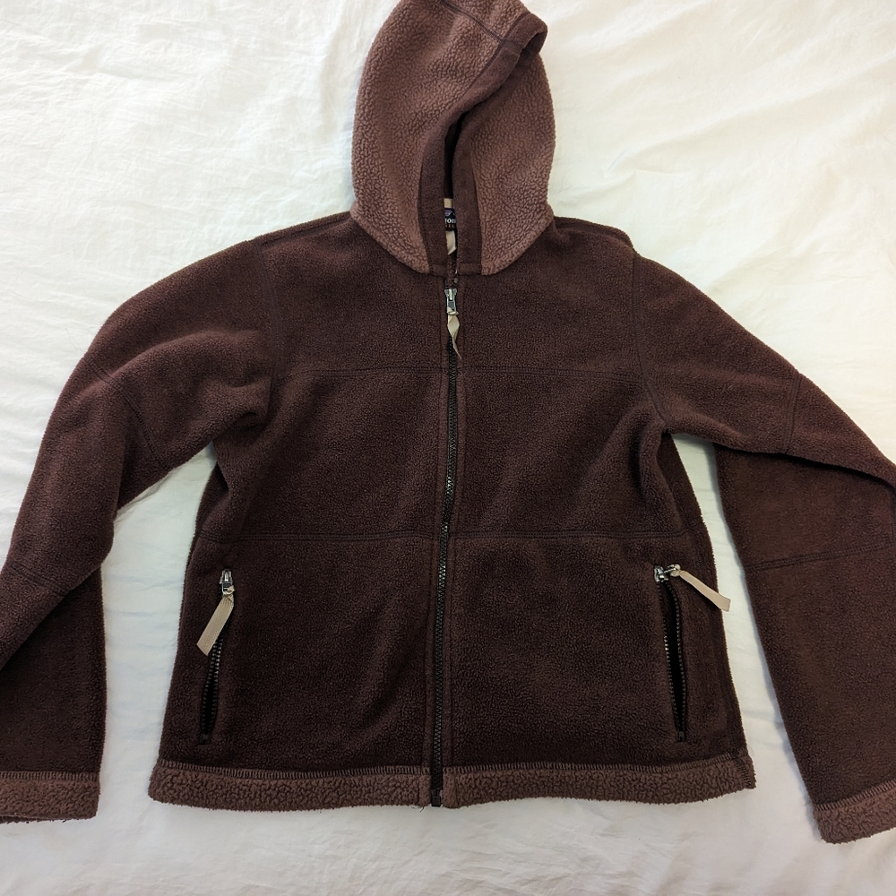 Patagonia Synchilla Brown Fleece Zip Up Jacket Size Small